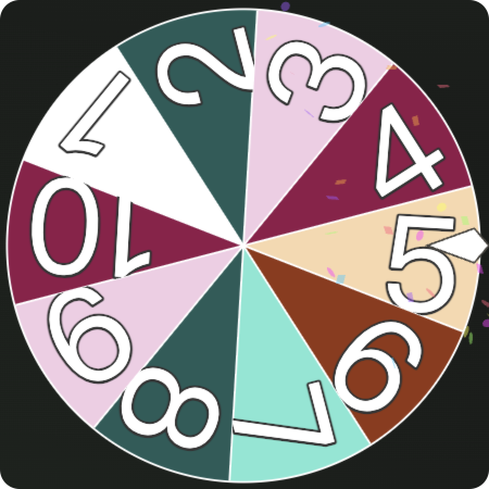 Random Number Wheel