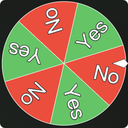 Yes or No Wheel