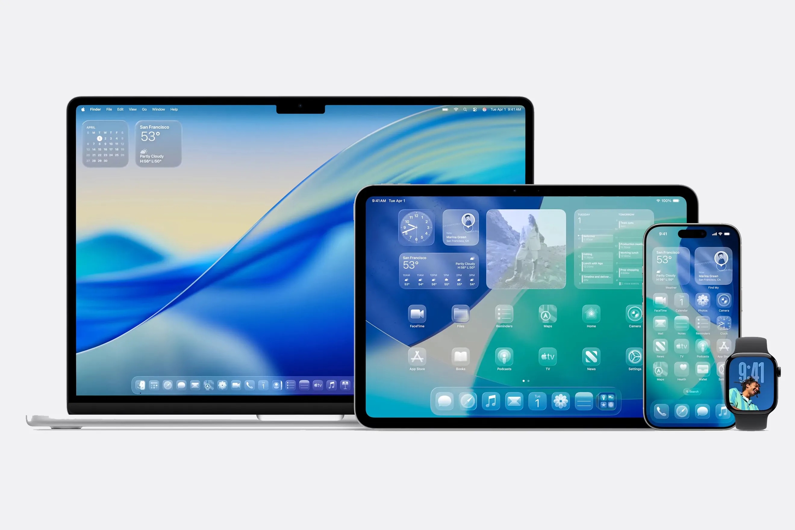 El Vidrio Líquido llegará a todo el software de Apple.